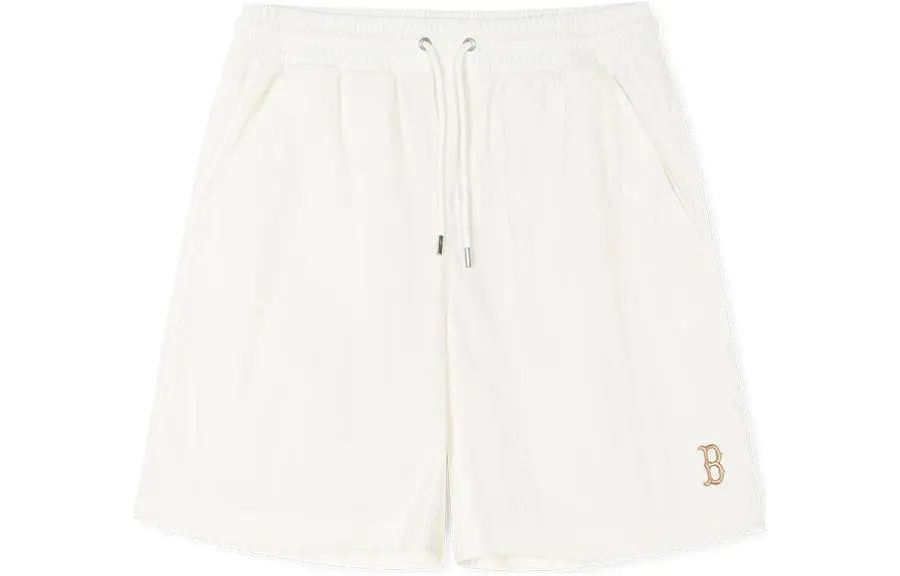 MLB Boston Red Sox Sports Shorts Unisex Cream Moderate