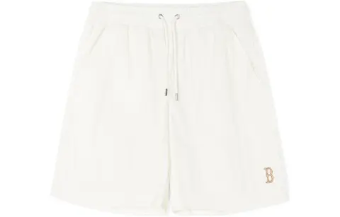 MLB Boston Red Sox Sports Shorts Unisex Cream Moderate