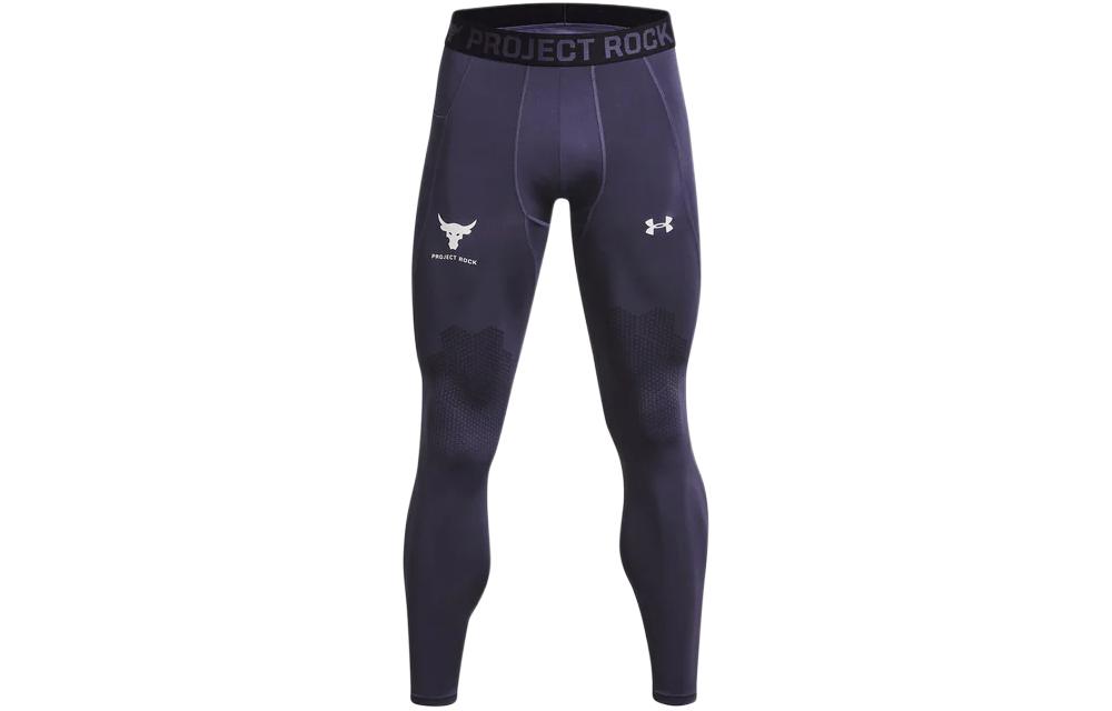 Under Armour Project Rock Turfgear Armorprint Sports Pants Men's Marine Blue
