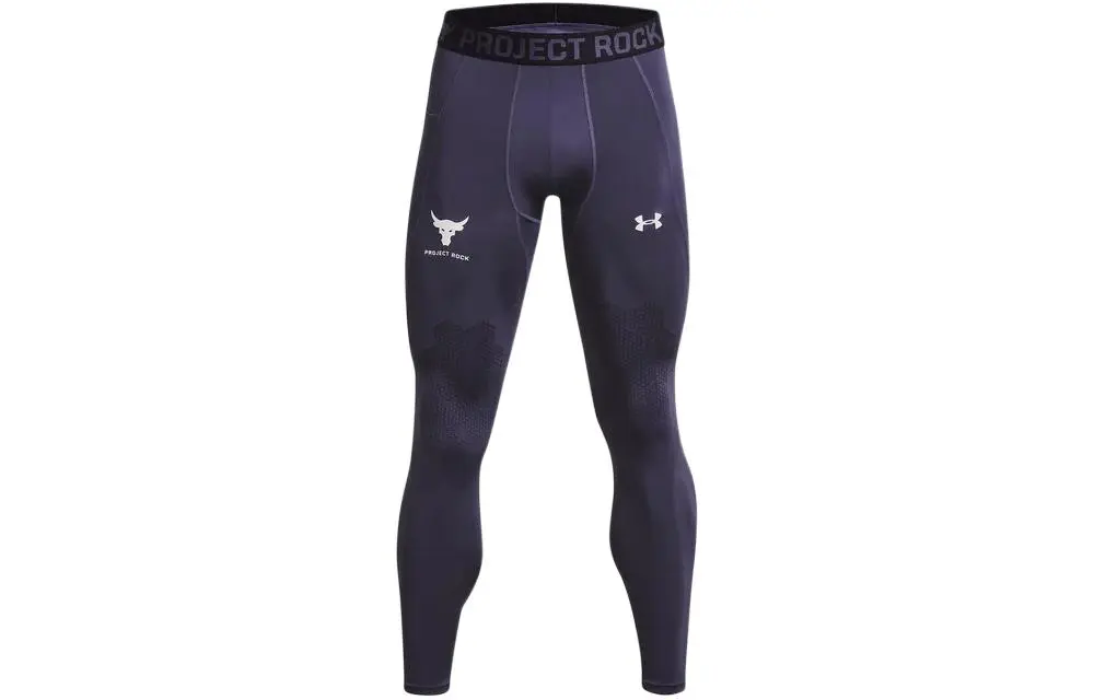 Under Armour Project Rock Turfgear Armorprint Sports Pants Men's Marine Blue