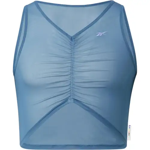 Reebok Tank Tops Women's Blue V Neck Moderate Other