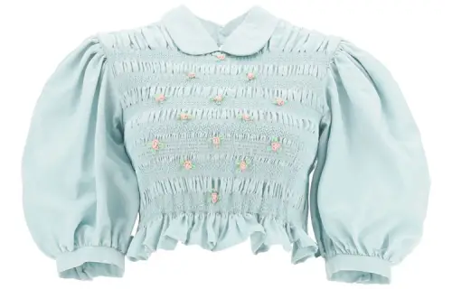 MIU MIU T Shirts Women's Blue Crew Neck Moderate