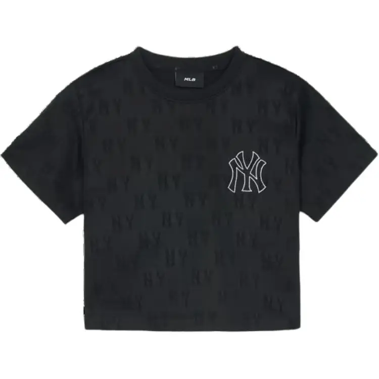 MLB T-Shirts Women's Black Crew Neck