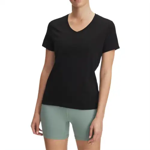 Under Armour IconCharged Cotton T Shirt Women's Black