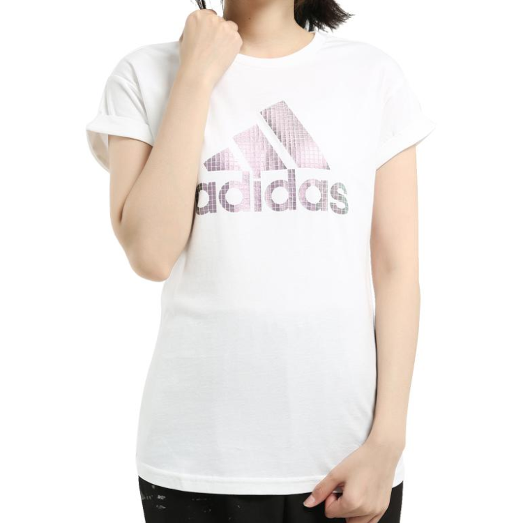 Женская футболка adidas (белая)