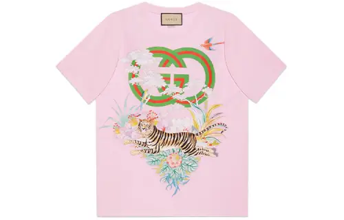 GUCCI SS22 Regular T Shirt Women's Pink