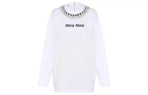 MIU MIU Regular T Shirt Women's White