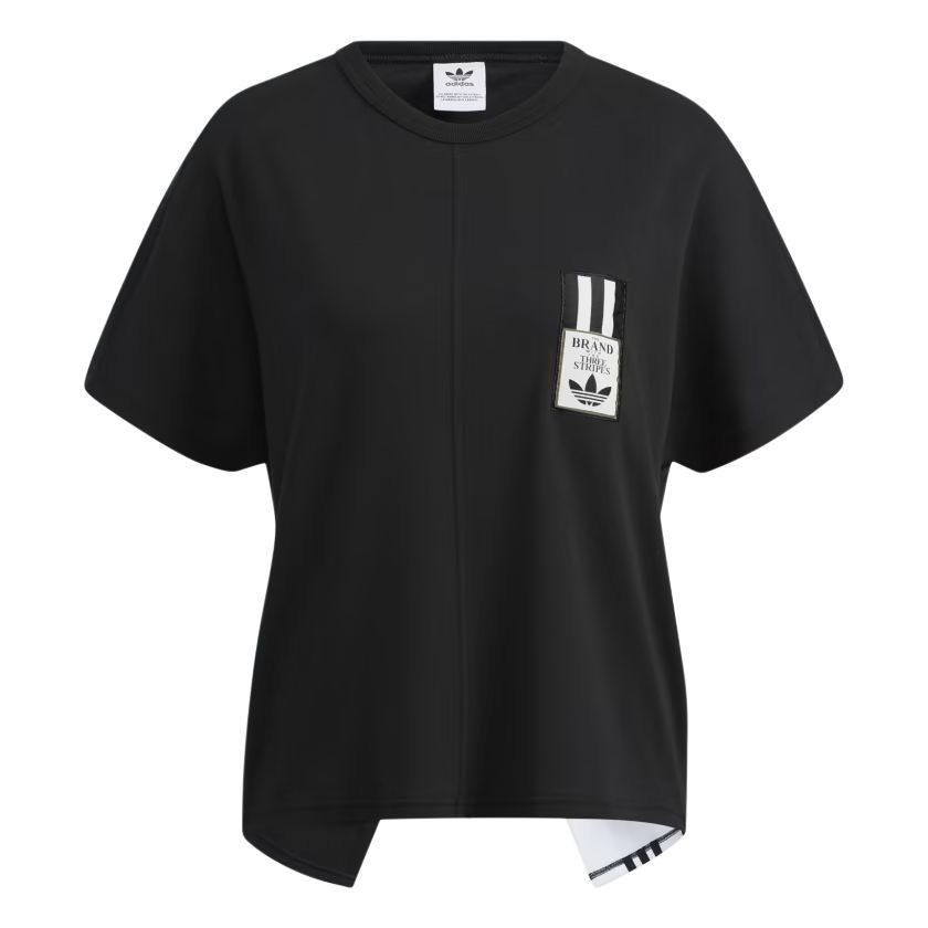 Женская футболка adidas originals (черная)