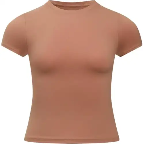 Under Armour Meridian T Shirt Women's Mocha Rose Red
