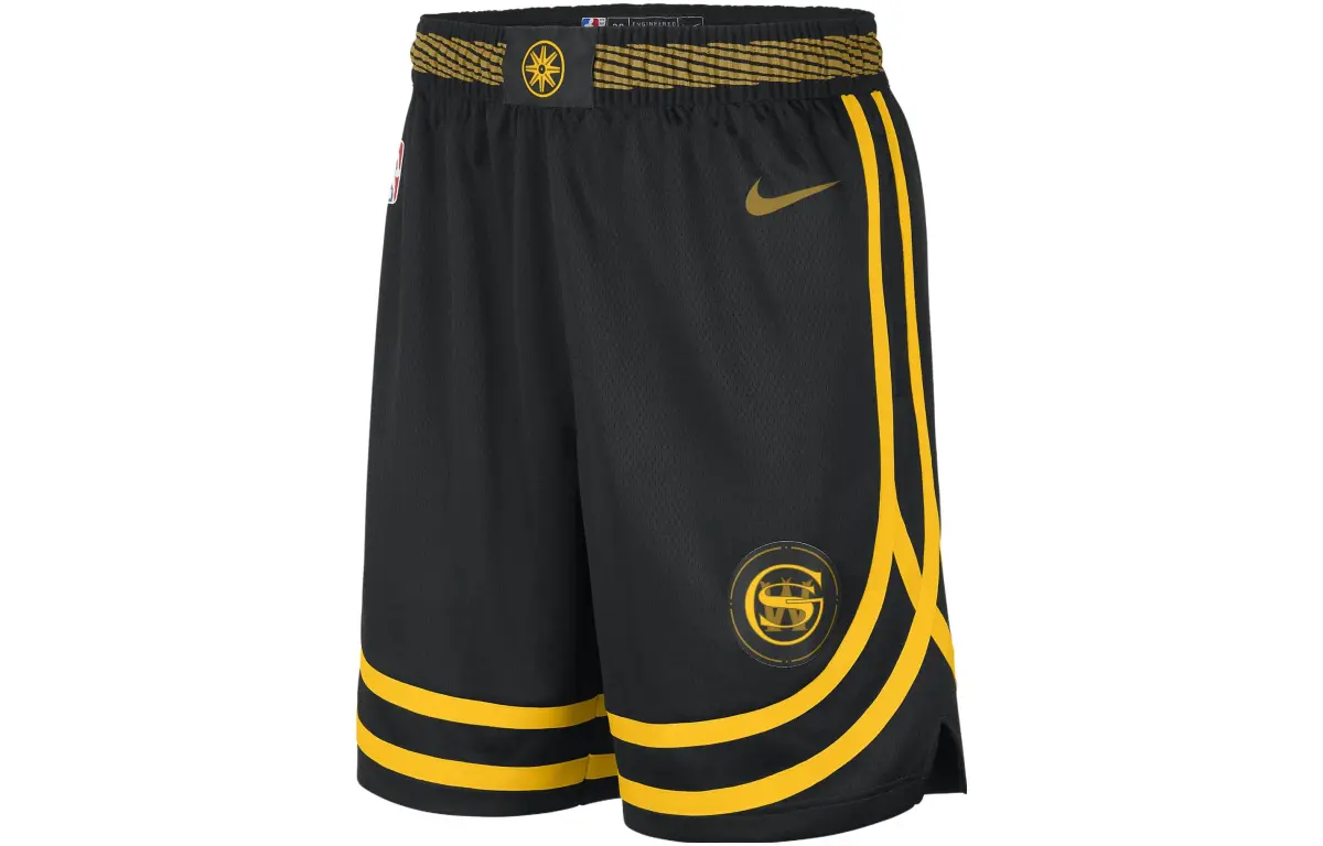 Nike Nba Golden State Warriors Swingman City Edition Dri Fit Shorts