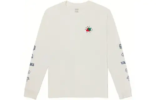 Vans Set in Sleeve T Shirt Women's Ecru