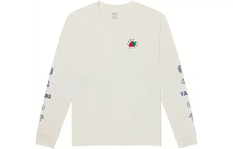 Vans Set in Sleeve T Shirt Women's Ecru
