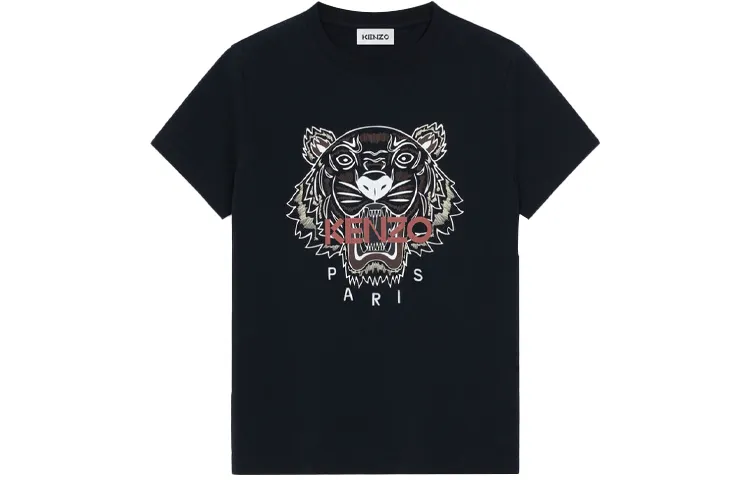 KENZO Classic Tiger Head FW21 T Shirt Women's Black