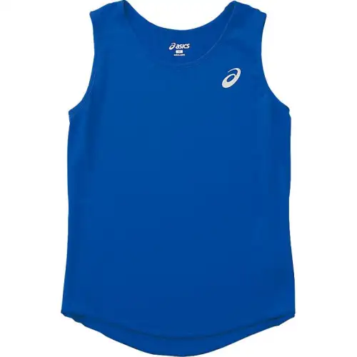 ASICS Tank Tops Women's Blue Crew Neck Moderate Other