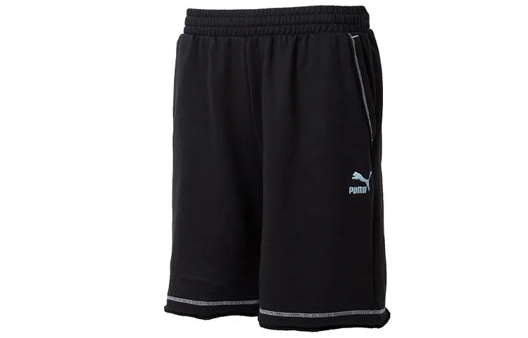 PUMA Casual Shorts Men's Black Moderate