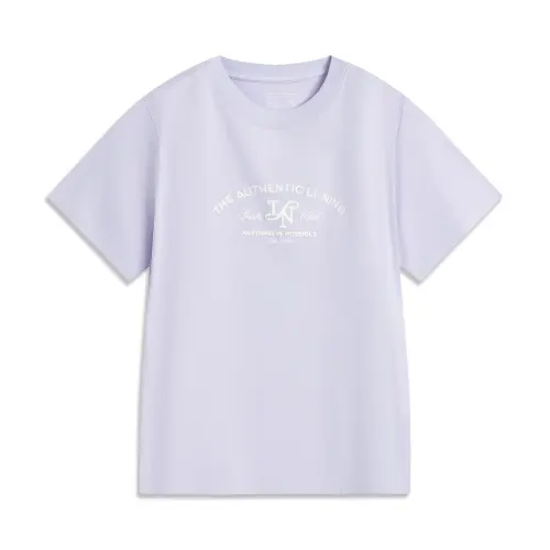 Li Ning Sports Trendy Collection T Shirt Women's Naughty Purple