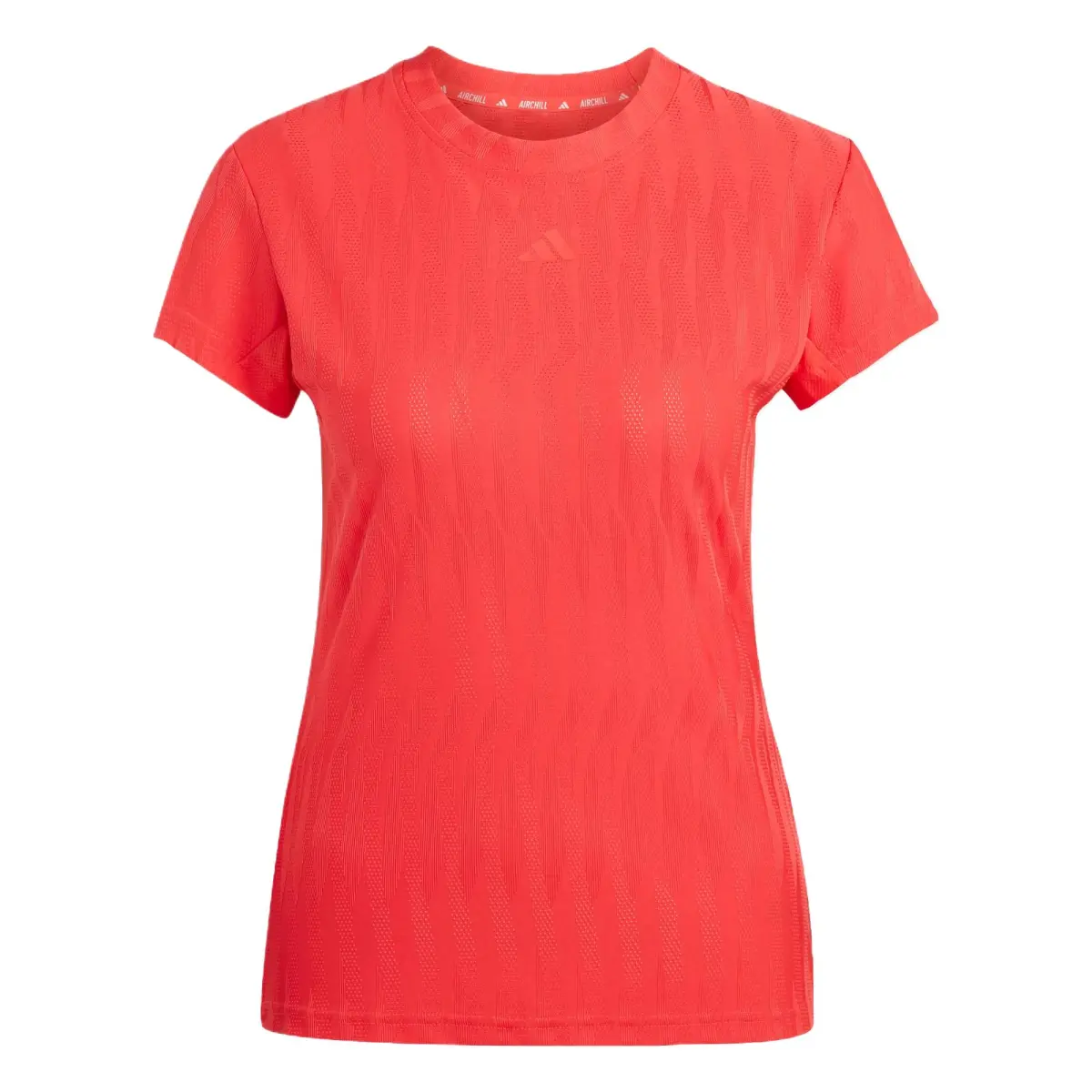 Adidas T-Shirts Women's Red Crew Neck Moderate