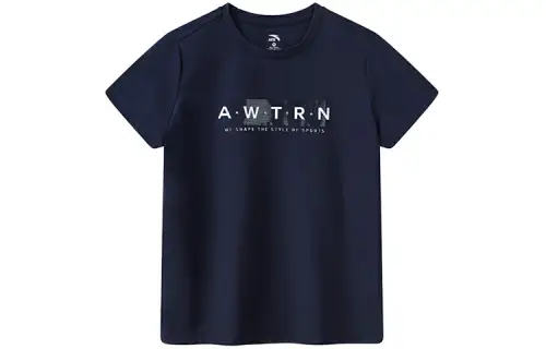 Anta Variety Training Collection Regular T Shirt Women's Dark Blue