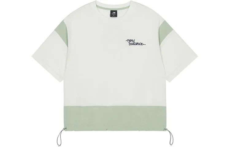 New Balance Set in Sleeve T Shirt Women's White