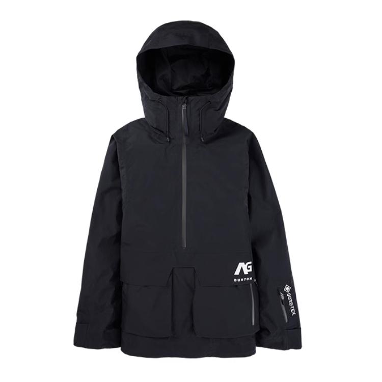 BURTON ANALOG AG FLYRAIL GORETEX 2L Windproof, Warm, Breathable and Comfortable Ski Jacket, Men's Black