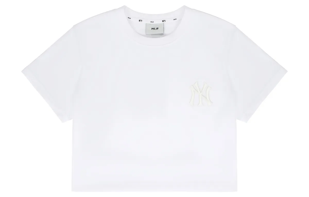 MLB Set in Sleeve T Shirt Women's Ecru