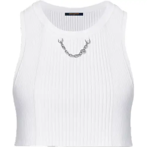 LOUIS VUITTON Tank Top Women's White