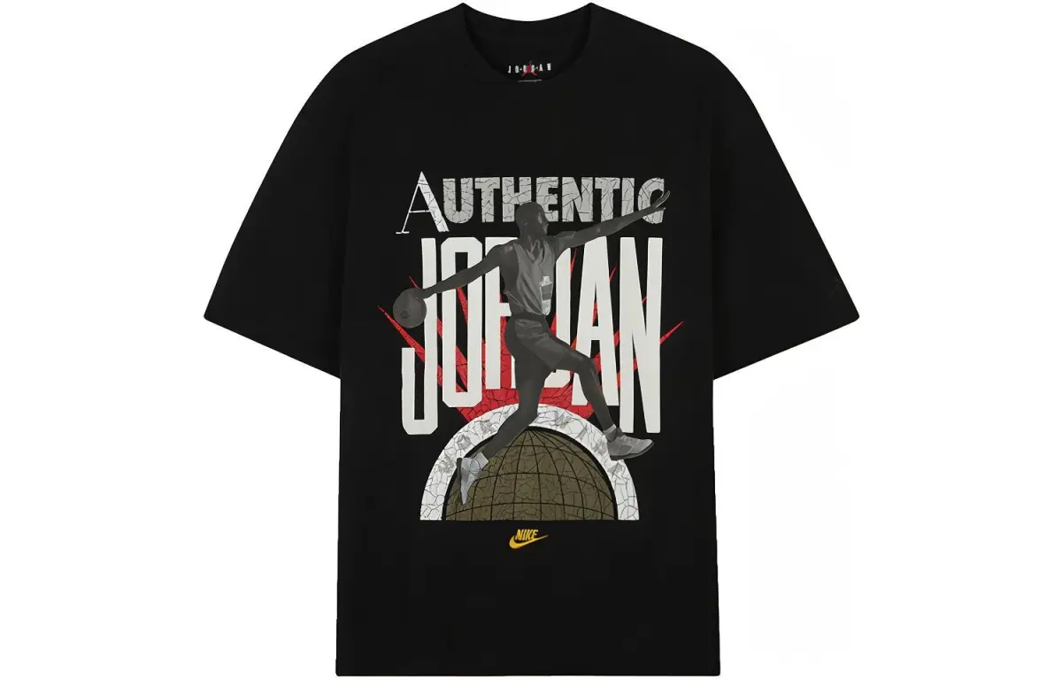 Jordan X Aleali May T shirt Asia Sizing Black