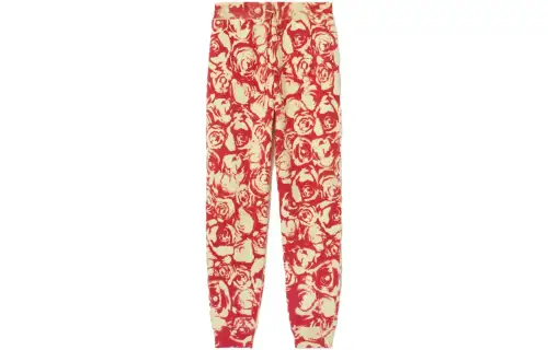 Burberry Sports Pants Men's Mailbox Red