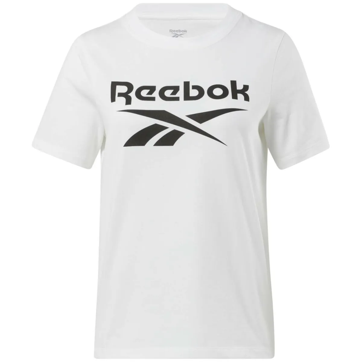 Reebok T-Shirts Women's White Crew Neck Moderate