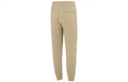 Skechers Colorful Sports Pants Men's Beige Brown Moderate