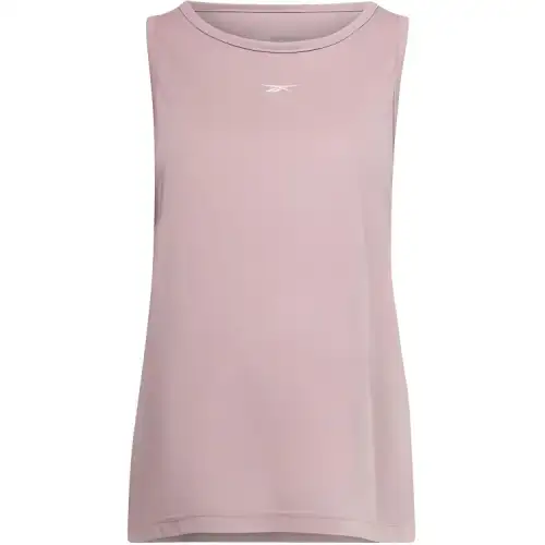 Reebok Tank Tops Women's Lilac Crew Neck Moderate Straight Fit