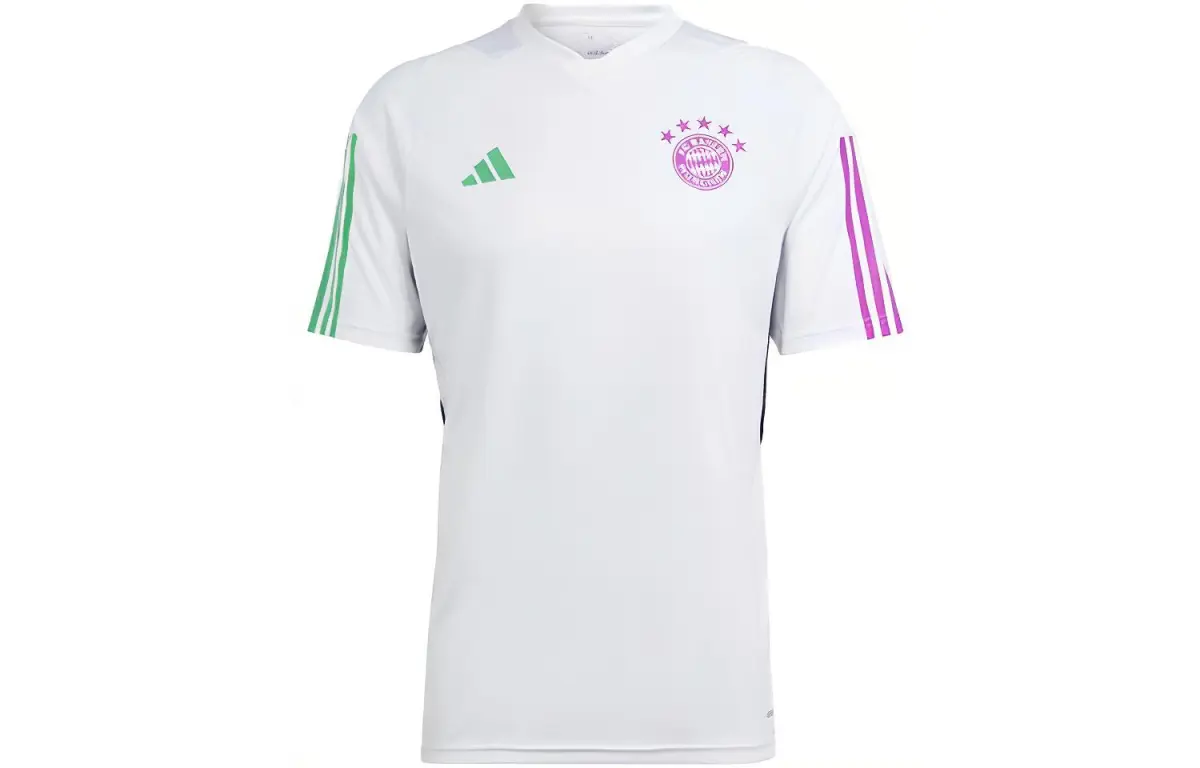 Adidas Bayern Munich Black Soccer Jerseys Men's White Moderate