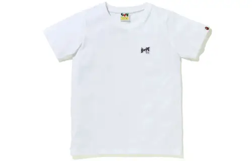 A BATHING APE T Shirts Women's Crew Neck Moderate Straight Fit
