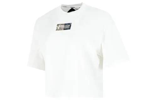 Skechers Crop Tops Women's Crew Neck Moderate