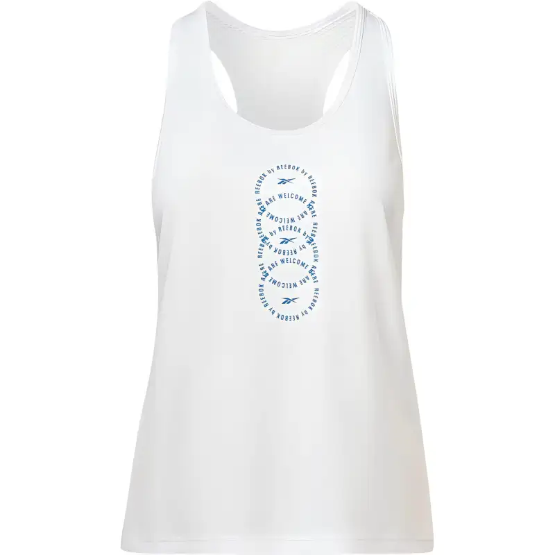 Reebok Tank Tops Women's White Moderate