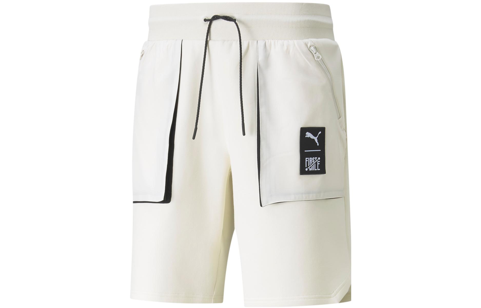 PUMA First Mile Sports Shorts Men’s Ivory White Moderate