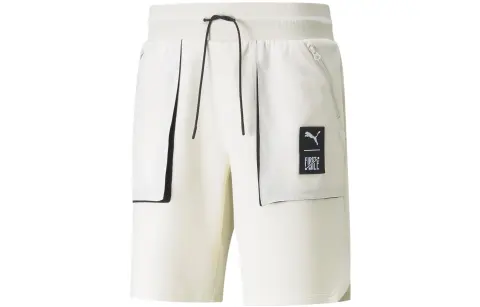 PUMA First Mile Sports Shorts Men's Ivory White Moderate