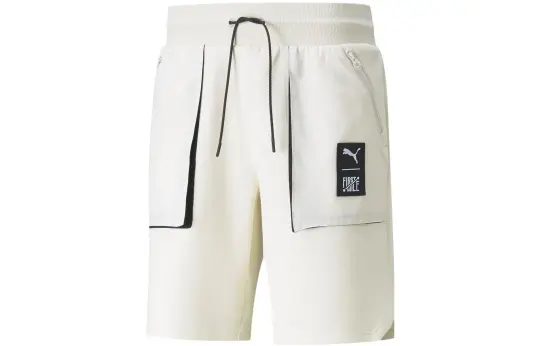 PUMA First Mile Sports Shorts Men's Ivory White Moderate