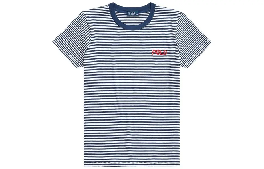 Polo Ralph Lauren FW23 Regular Sleeve T Shirt Women's Blue Tight Fit Version