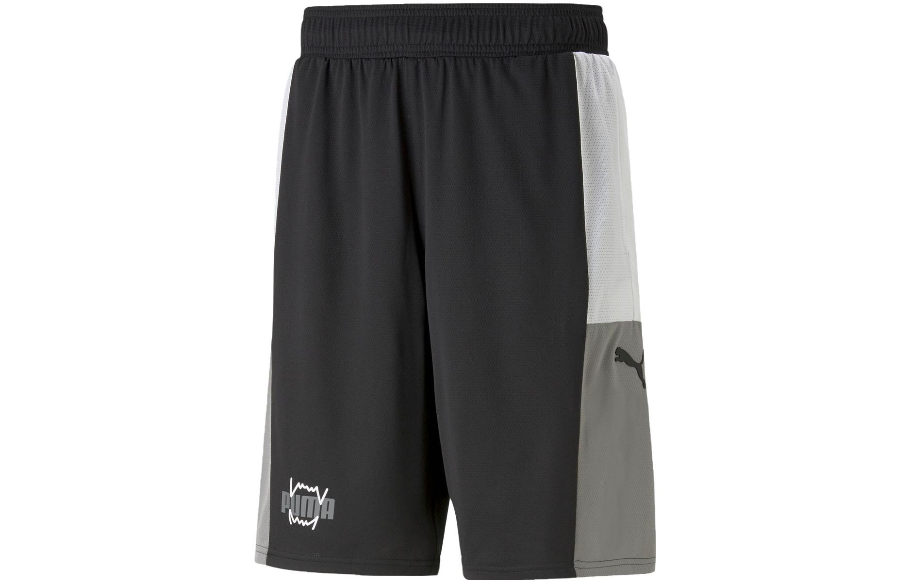 PUMA Sports Shorts Men’s Black Gray Color Moderate