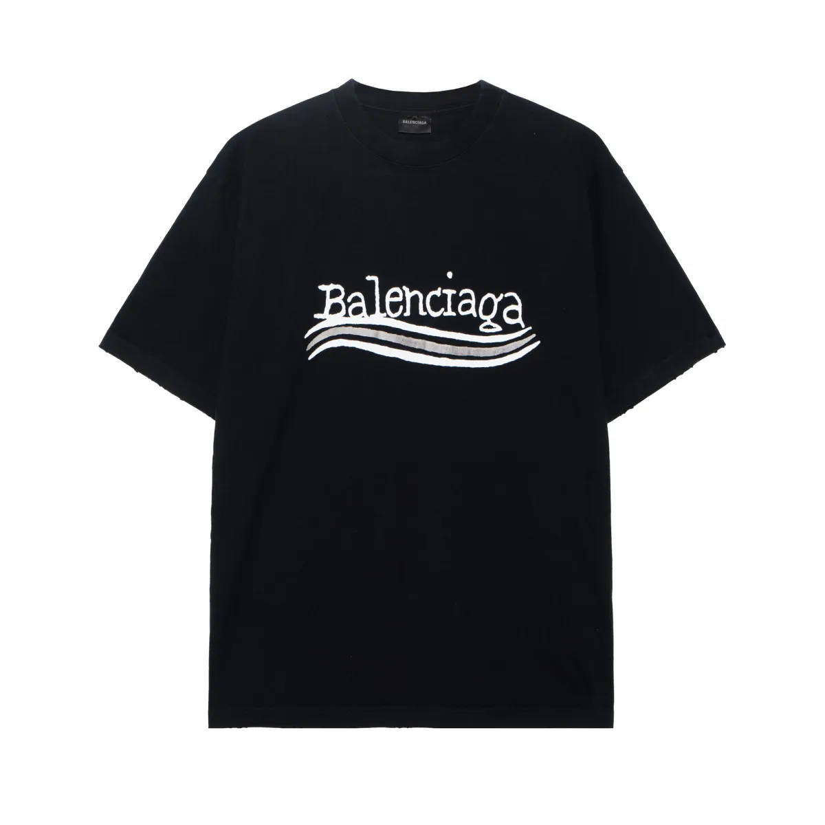 Balenciaga FW23 Short Sleeved T Shirts Women's Black
