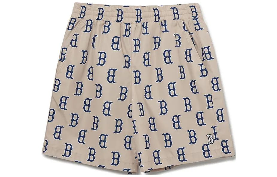 MLB Boston Red Sox Sports Shorts Unisex Light Beige