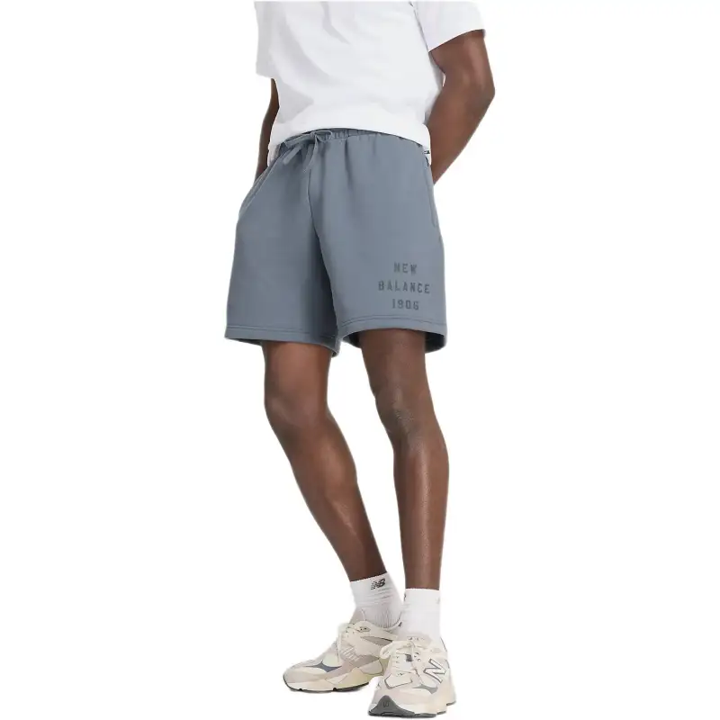 New Balance Iconic Collegiate Fleece Short 7' Casual Shorts Men's Graphite