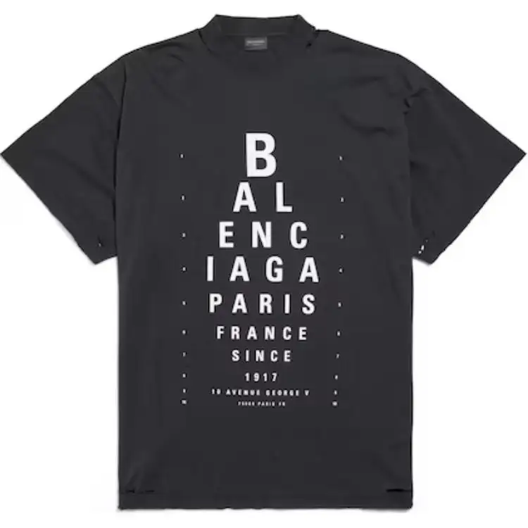 Balenciaga Optical Oversized T Shirt