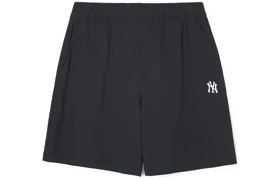 MLB New York Yankees Casual Shorts Unisex Black Moderate