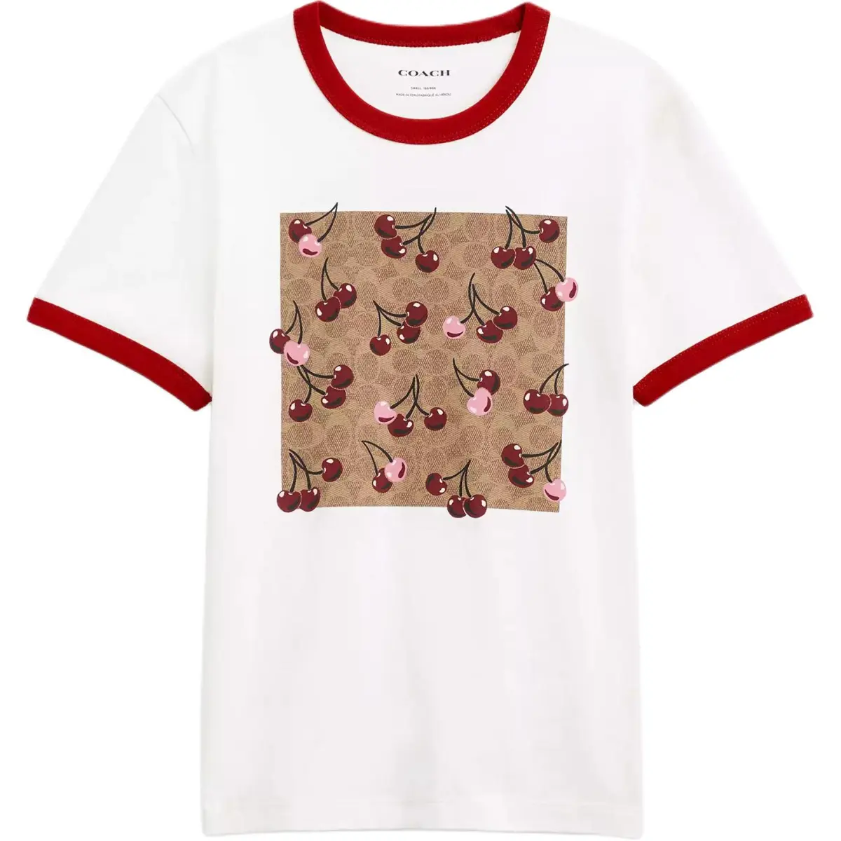 COACH T-Shirts Women's White Crew Neck