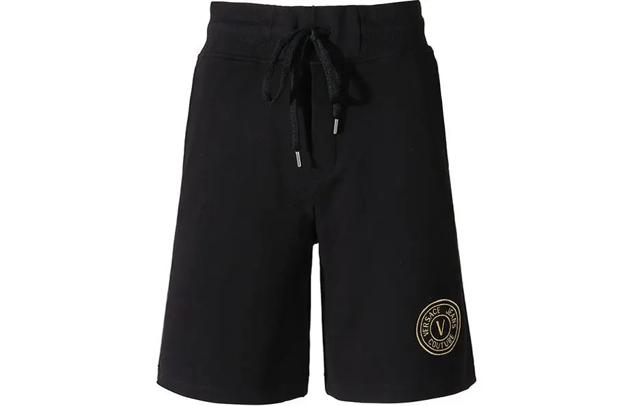 VERSACE JEANS COUTURE Logo-Embroidered Drawstring Shorts