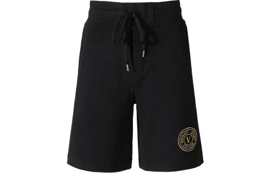 VERSACE JEANS COUTURE Logo-Embroidered Drawstring Shorts