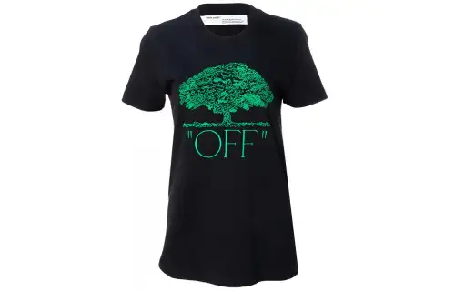 OFF WHITE FW20 T Shirts Women's Black Crew Neck Moderate Other