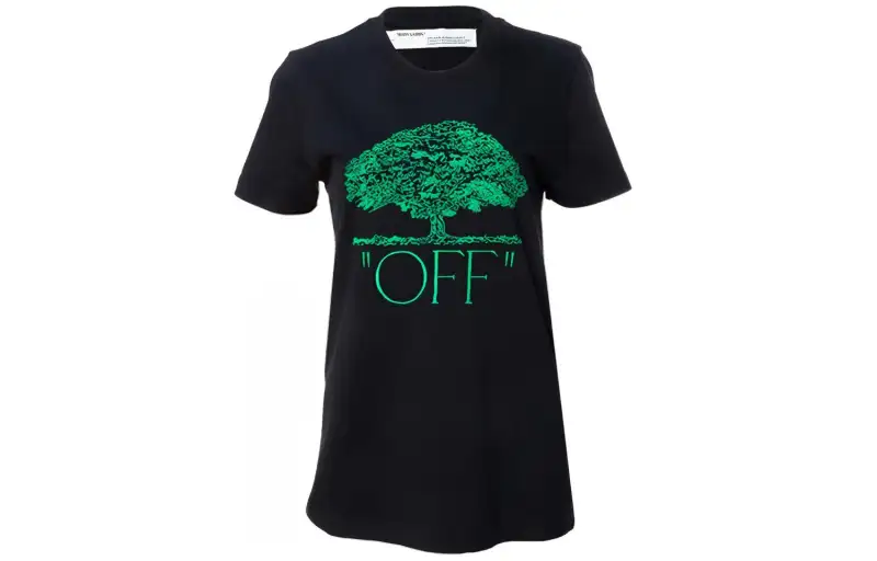 OFF WHITE FW20 T Shirts Women's Black Crew Neck Moderate Other